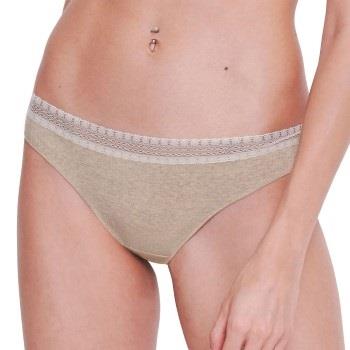 Sloggi Trosor 2P GO Ribbed Brazilian Briefs Elfenben ekologisk bomull ...