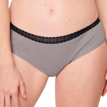 Sloggi Trosor 2P GO Ribbed Hipster Briefs Svart/Grå ekologisk bomull S...