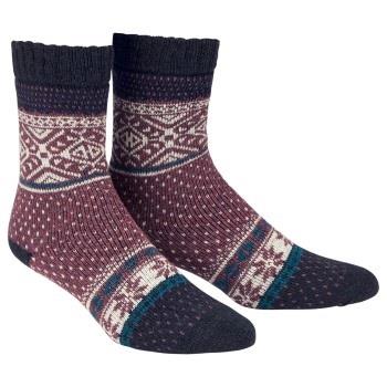 Damella Strumpor Wool Socks Marin/Röd  Strl 43/45 Dam