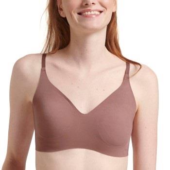 Sloggi BH ZERO Microfibre 2.0 Bralette Brun X-Large Dam