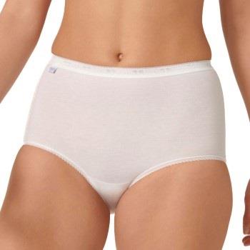 Sloggi Trosor 2P Basic Plus Maxi Briefs Vit bomull 40 Dam