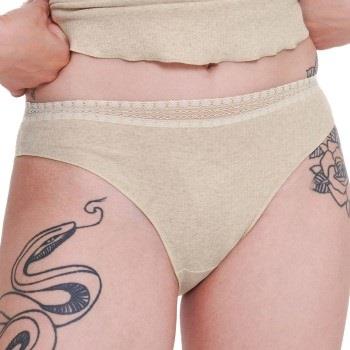 Sloggi Trosor 2P GO Ribbed Tai Briefs Elfenben ekologisk bomull Medium...