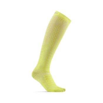 Craft Strumpor ADV Compression Sock Limegrön polyamid Strl 46/48