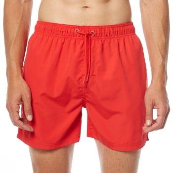 Bruno Banani Badbyxor 2 0 Swim Boxer Wave Röd polyester Small Herr