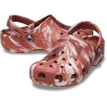 Crocs Classic Marbled Clog Vinröd US M10/W12 (EU 43-44)