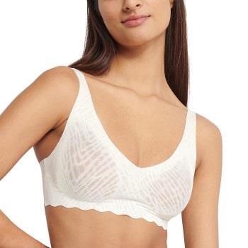 Sloggi BH ZERO Feel Bliss Soft Bra Vit Large Dam