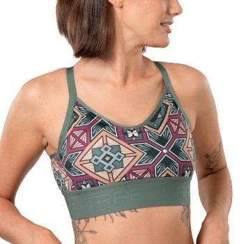 Kari Traa BH Fröya Wool Sports Bra Grön polyester X-Large Dam