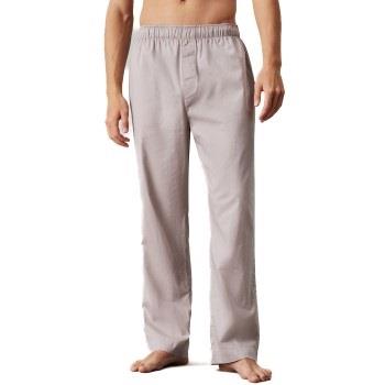 Calvin Klein Cotton Poplin Sleep Pant Grå bomull Large Dam