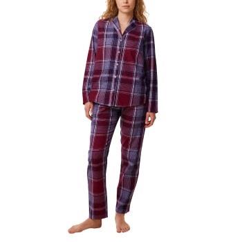 Triumph Boyfriend Pyjama PW X Checks Röd bomull 38 Dam