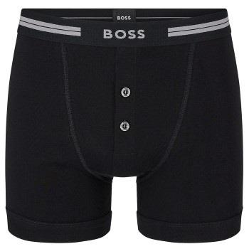 BOSS Kalsonger Original Button Front Shorts Svart bomull Large Herr