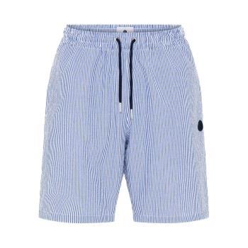 JBS of Denmark Seersuck Shorts Ljusblå Medium Herr