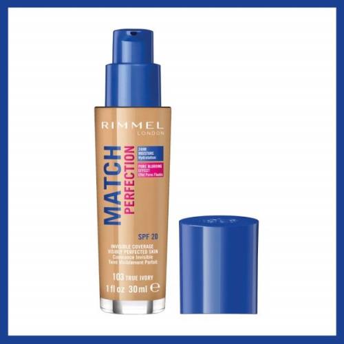 Rimmel Match Perfection Foundation (olika nyanser) - True Ivory