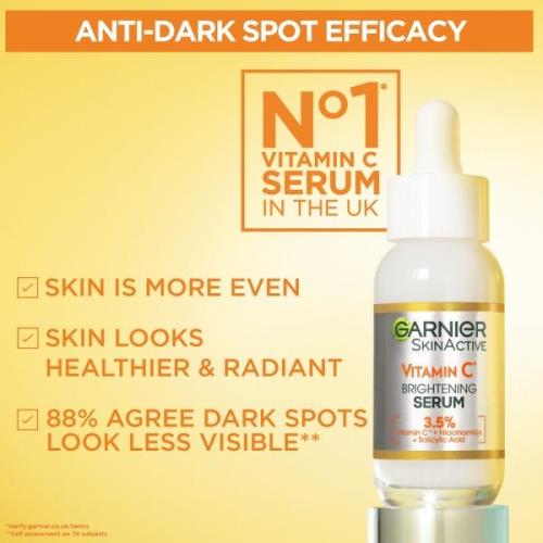 Garnier 3.5% Vitamin C, Niacinamide, Salicylic Acid, Brightening and A...