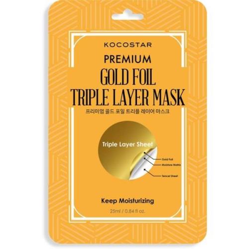 Kocostar Premium Gold Foil Triple Layer Mask 34 g