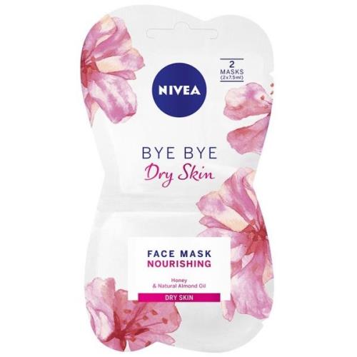 Nivea Bye Bye Dry Skin Nourishing Face Mask 2 pcs