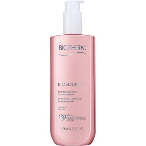 Biotherm Biosource Softening & Make-Up Removing Milk, Dry Skin - 400 m...