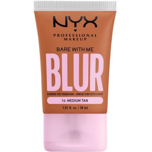 NYX Professional Makeup Bare With Me Blur Tint Foundation Medium Tan -...