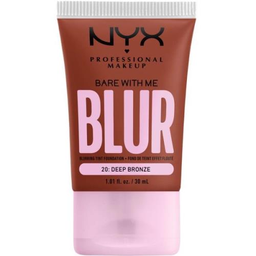 NYX Professional Makeup Bare With Me Blur Tint Foundation Deep Bronze ...