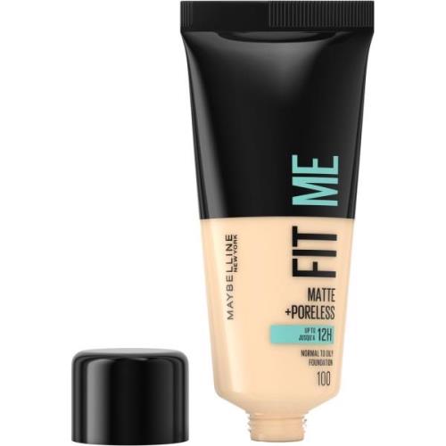 Maybelline Fit Me Matte & Poreless Foundation Warm Ivory 100 - 30 ml