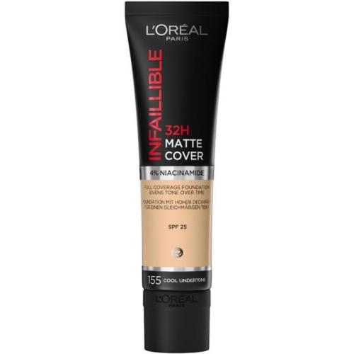 L'Oréal Paris Infaillible 32H Matte Cover Foundation Natural Rose - 30...