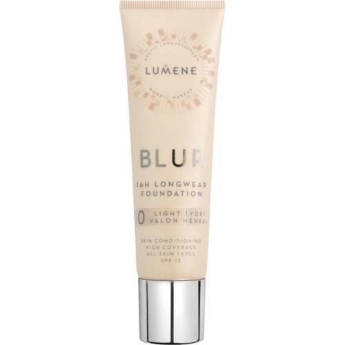 Lumene Blur 16H Longwear Foundation SPF15 0 Light Ivory - 30 ml