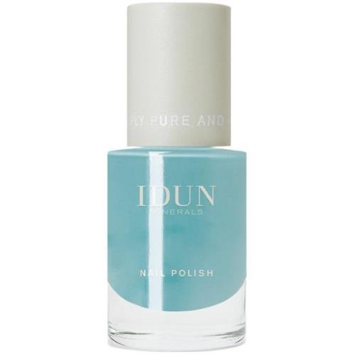 IDUN Minerals Nail Polish Azurit Sky Blue - 11 ml