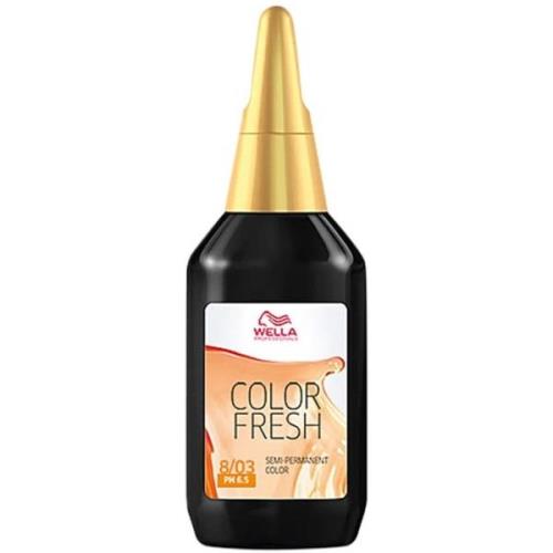 Wella Professionals Color Fresh 8/03 Light Blonde Gold - 75 ml