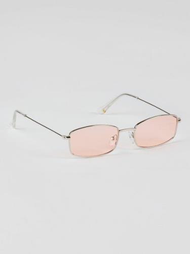 Glassy Rae Polarized Silver/Pink Mirror Solglasögon pink mirror