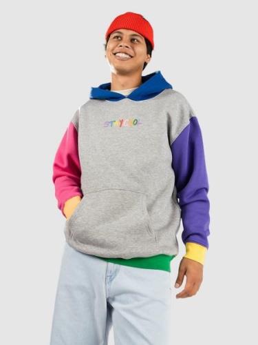 Staycoolnyc Colorblock Hoodie heather gray/multi