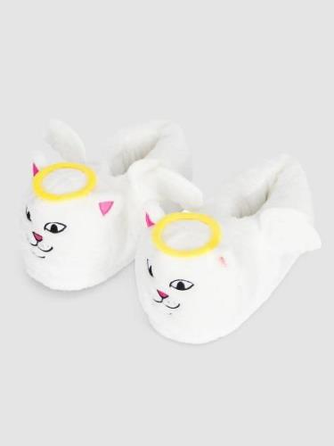 RIPNDIP Angel Plush Slippers Sandaler white