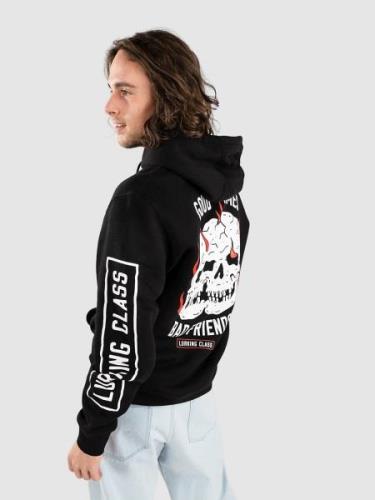 Lurking Class Bad Friends Skulls Hoodie black