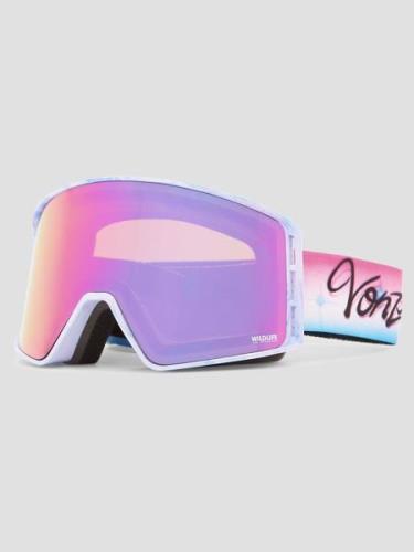 VonZipper Velo White Goggle smk pink chr