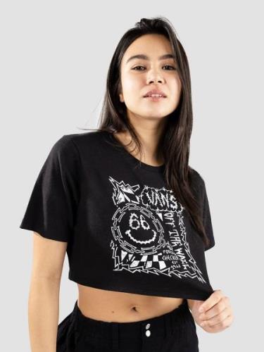 Vans Forever Checker Crew Crop Ii T-Shirt black