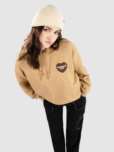 Carhartt WIP Heart Hoodie dusty h brown