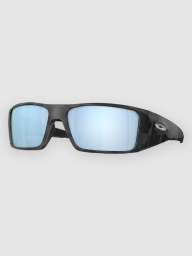 Oakley Heliostat Matte Black Camo Solglasögon prizm deep water polar