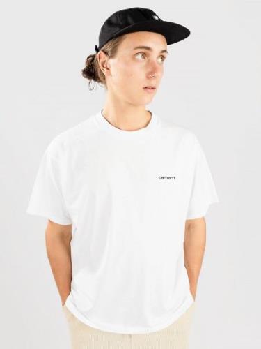 Carhartt WIP Script Embroidery T-Shirt white/black