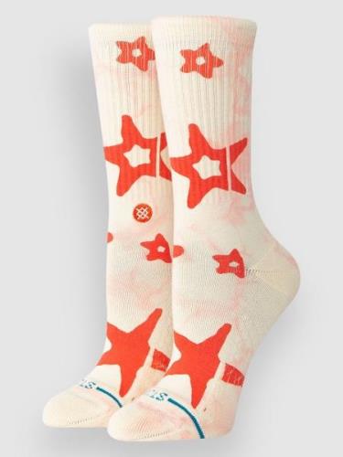 Stance Starry Eyed Crew Strumpor cream