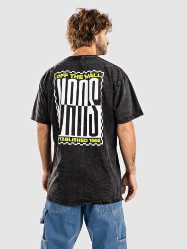 Vans Stacked Tie Dye Logo T-Shirt black