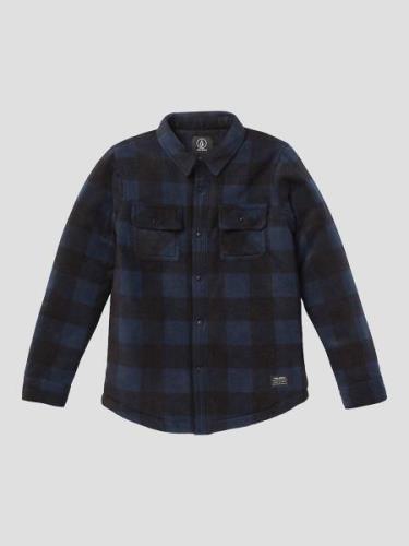 Volcom Bowered Fleece Skjorta navy