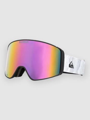 Quiksilver Storm Mg White Camo Goggle clux l purple ml s3