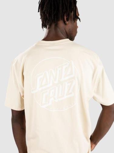 Santa Cruz Opus Dot Stripe T-Shirt chalk