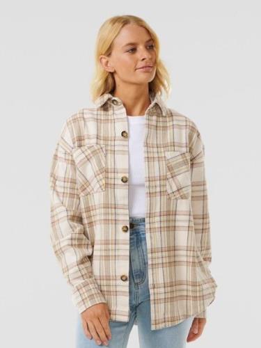 Rip Curl High Tide Soft Flannel Jacka bone