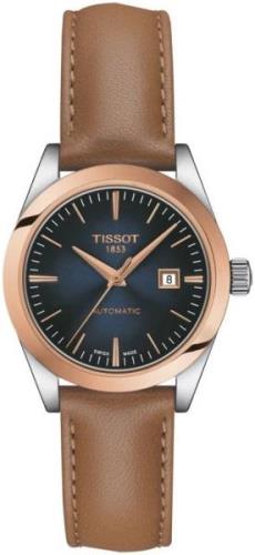 Tissot Damklocka T930.007.46.041.00 T-Gold Blå/Läder Ø29 mm