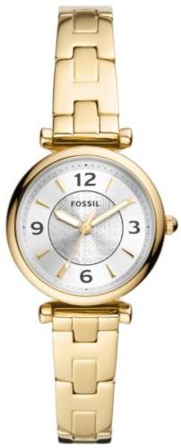 Fossil Damklocka ES5203 Carlie Silverfärgad/Guldtonat stål Ø28 mm