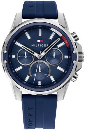 Tommy Hilfiger Herrklocka 1791791 Mason Blå/Gummi Ø45 mm