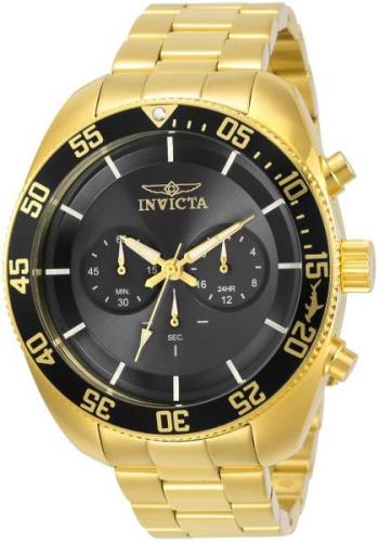 Invicta Herrklocka 30060 Pro Diver Svart/Gulguldtonat stål Ø48 mm