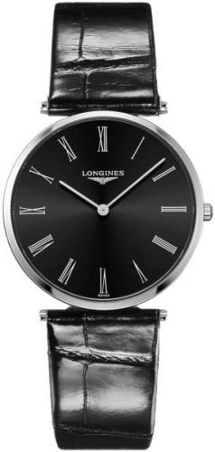 Longines Damklocka L4.755.4.51.2 La Grande Classique De Svart/Läder