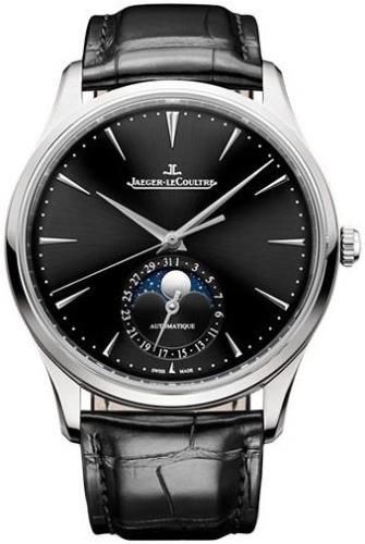 Jaeger LeCoultre Herrklocka 1368471 Master Ultra Thin Svart/Läder