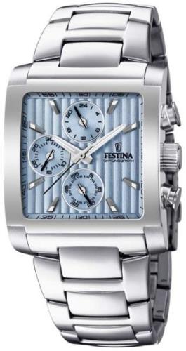 Festina Herrklocka F20423-1 Blå/Stål