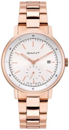 Gant Herrklocka GTAD08400299I Vit/Roséguldstonat stål Ø42 mm